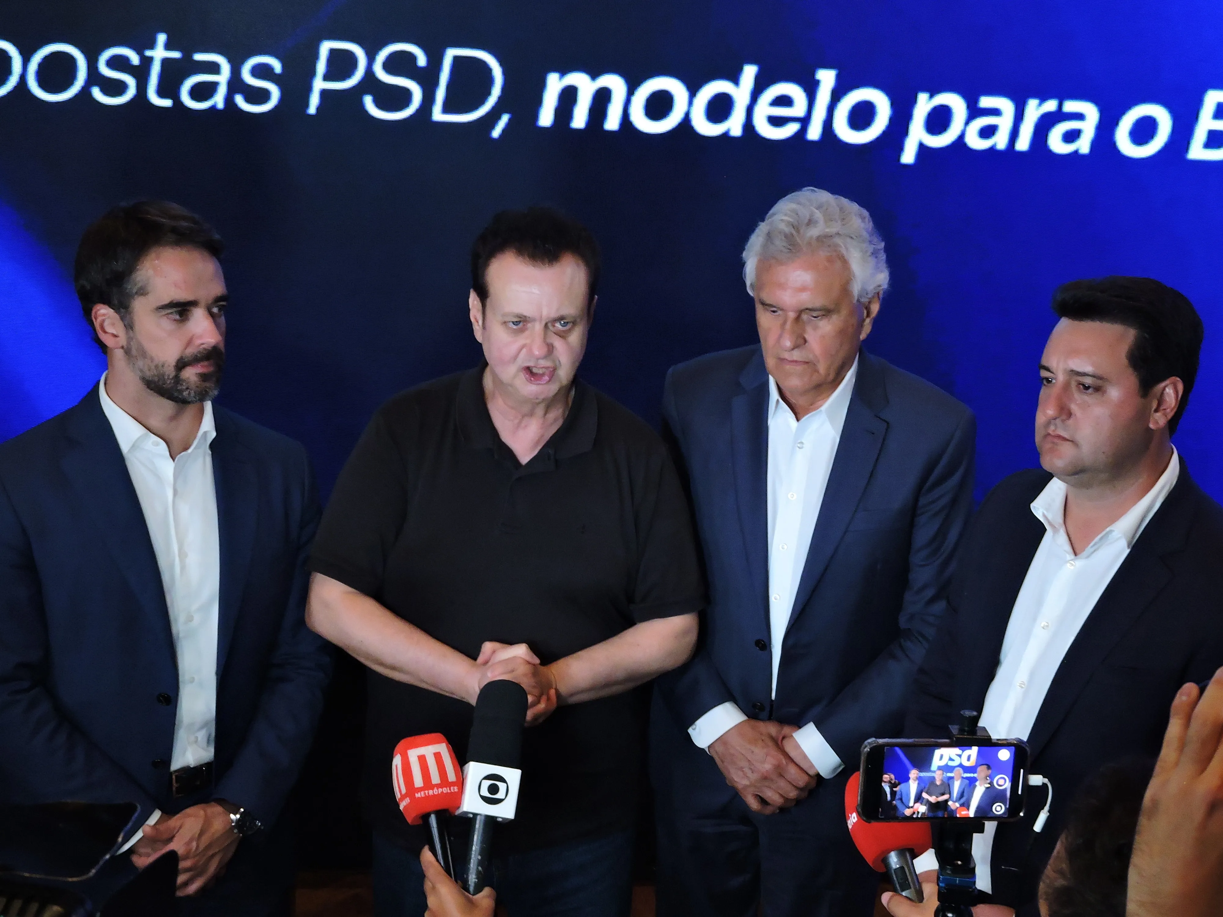 Após desistência de Ratinho Junior, Kassab diz que partido segue firme em apresentar 'melhor via' para disputa à Presidência