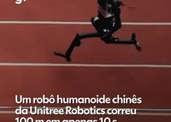 VÍDEO: robô chinês corre 100 metros em 10 segundos e se aproxima da marca de Usain Bolt
