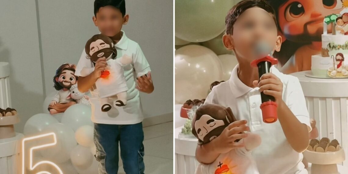 “Alguém quer aceitar Jesus?”: menino surpreende em aniversário