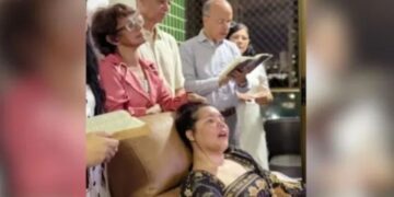 Família comemora 39 anos de Amanda Wanessa com culto no lar