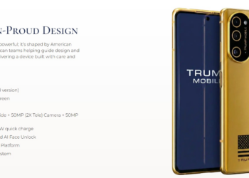 Trump Phone: celular da marca de Donald Trump ganha nova versão e mantém visual dourado