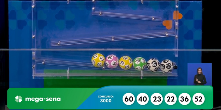 Mega-Sena, concurso 3.000: prêmio acumula e vai a R$ 115 milhões