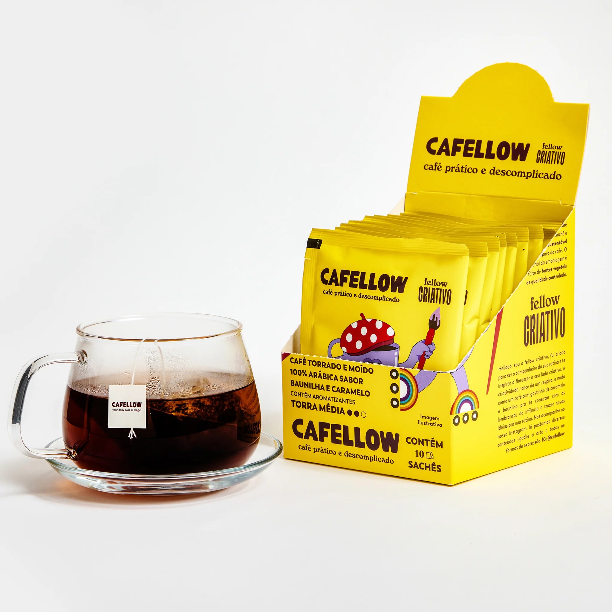 Após proibição, marca relança café em sachê sem extrato de cogumelo