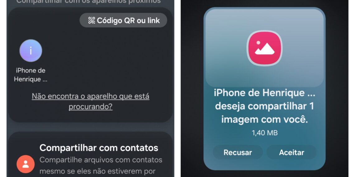 Como enviar arquivos direto do Android para o iPhone com o AirDrop