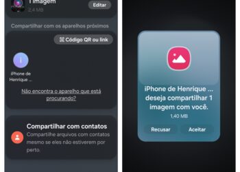 Como enviar arquivos direto do Android para o iPhone com o AirDrop