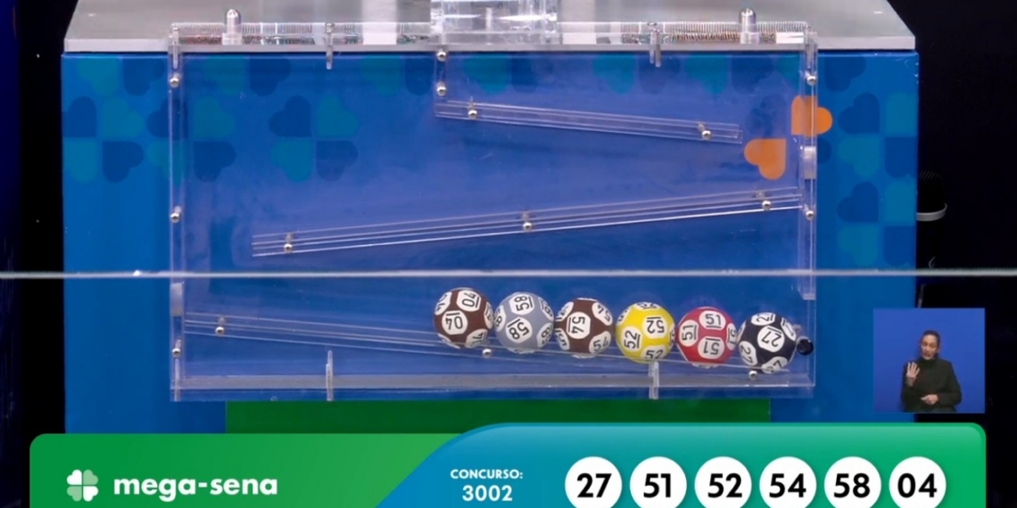 Mega-Sena, concurso 3.002: resultado