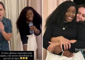 Michelle canta ‘500 Graus’ ao lado de Nair Nany e amigos