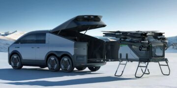 Salão de Pequim: conheça o Xpeng Aridge, carro voador que carrega embutido em van híbrida; VÍDEO