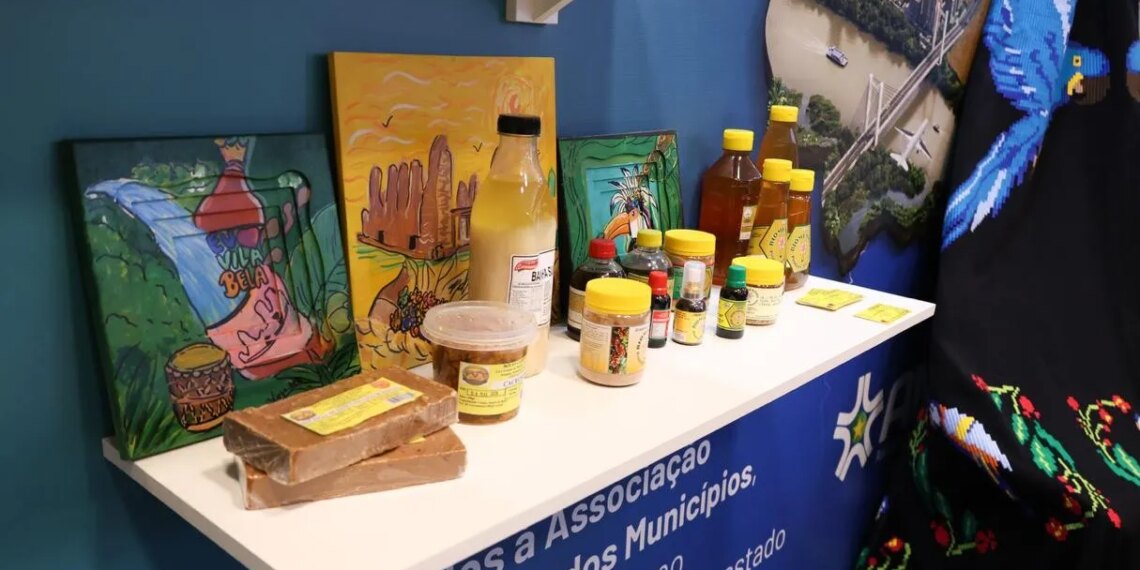 Produtos regionais de MT ganham destaque no espaço da AMM durante Marcha dos Municípios