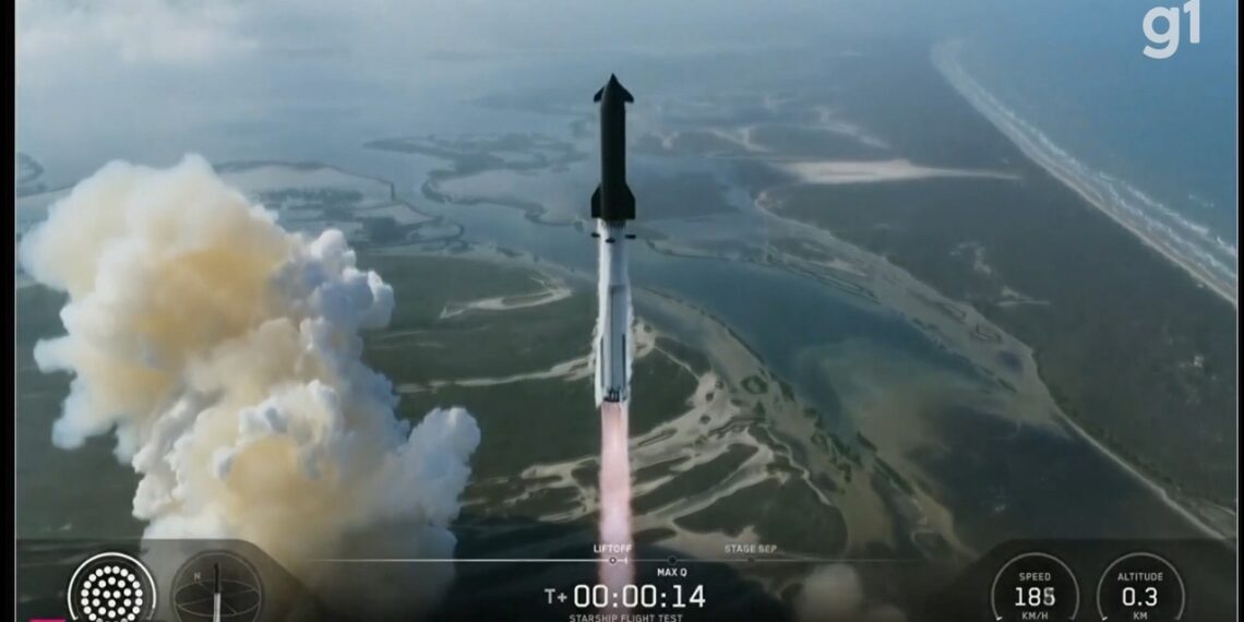 SpaceX lança Starship, maior nave do mundo pela 12ª vez
