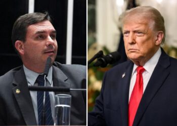 Flávio Bolsonaro viaja aos EUA para encontro com Trump