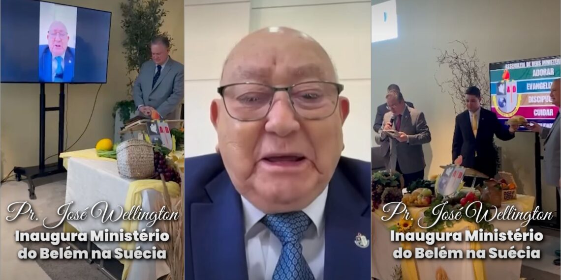 AD Belém inaugura igreja na Suécia e emociona José Wellington