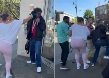 Mulher desfere socos em evangelista para impedir pregação