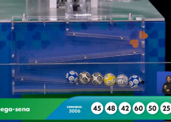 Mega-Sena, concurso 3.006: confira os números sorteados
