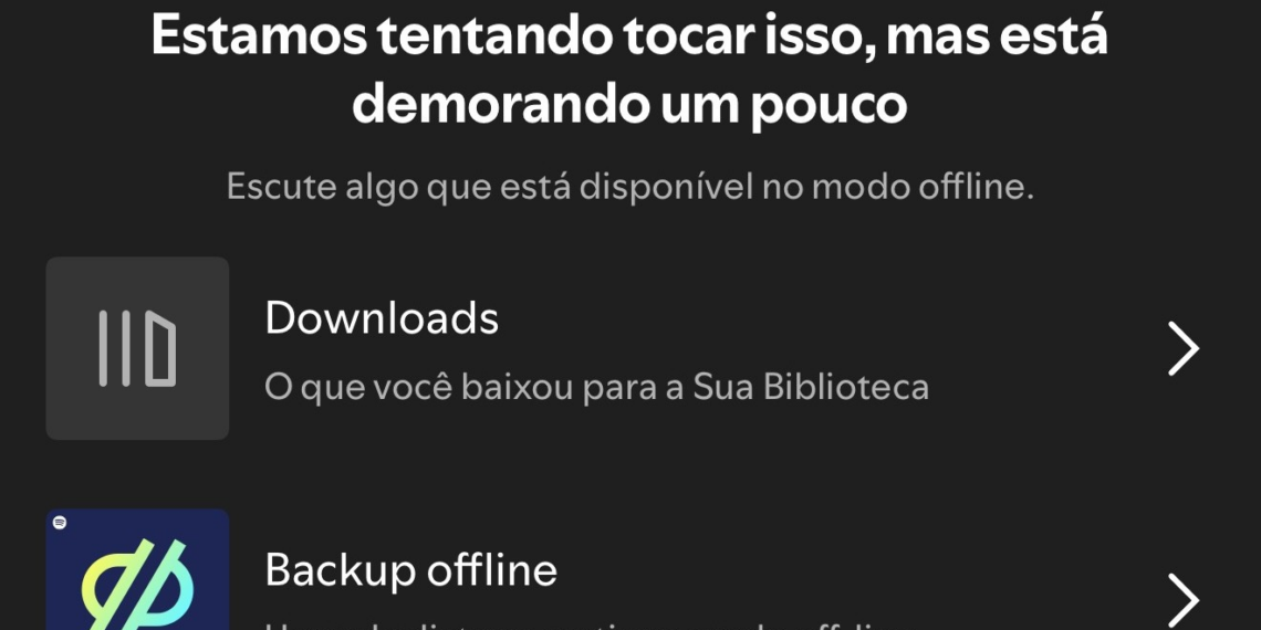 Usuários do Spotify reclamam que serviço de streaming está fora do ar
