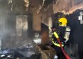 Bombeiros combatem incêndio em primeira ocorrência após inauguração de unidade em Querência