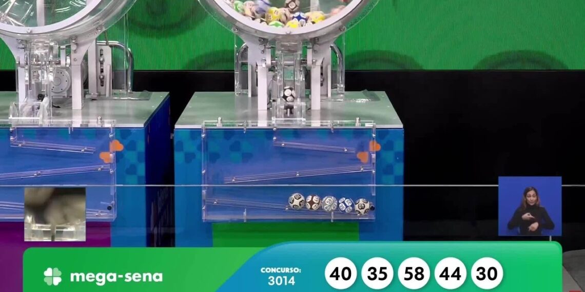 Mega-Sena, concurso 3.014: confira os números sorteados