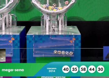 Mega-Sena, concurso 3.014: confira os números sorteados