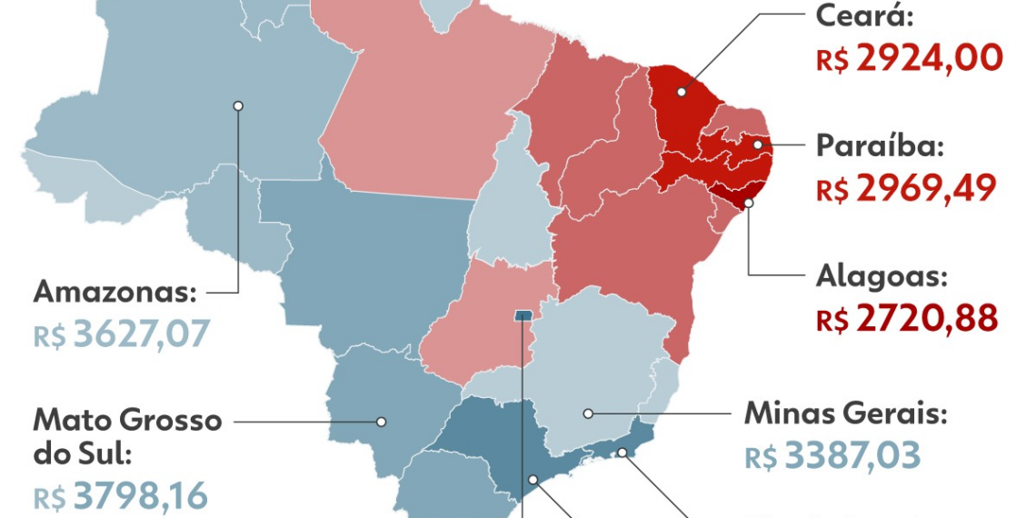 Quem paga mais no Brasil? Veja o salário médio no seu estado