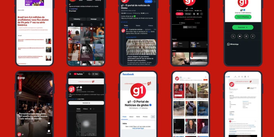 Apps, newsletters, Google, redes sociais e mais: veja como acompanhar as notícias do g1 em todos os canais