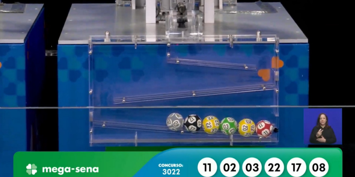 Mega-Sena, concurso 3022: confira os números sorteados