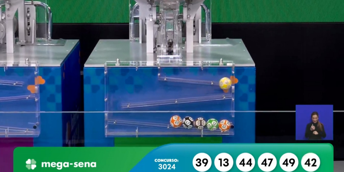 Mega-Sena, concurso 3024: confira os números sorteados