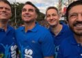 Flávio Bolsonaro na Marcha para Jesus narra ‘guerra espiritual’