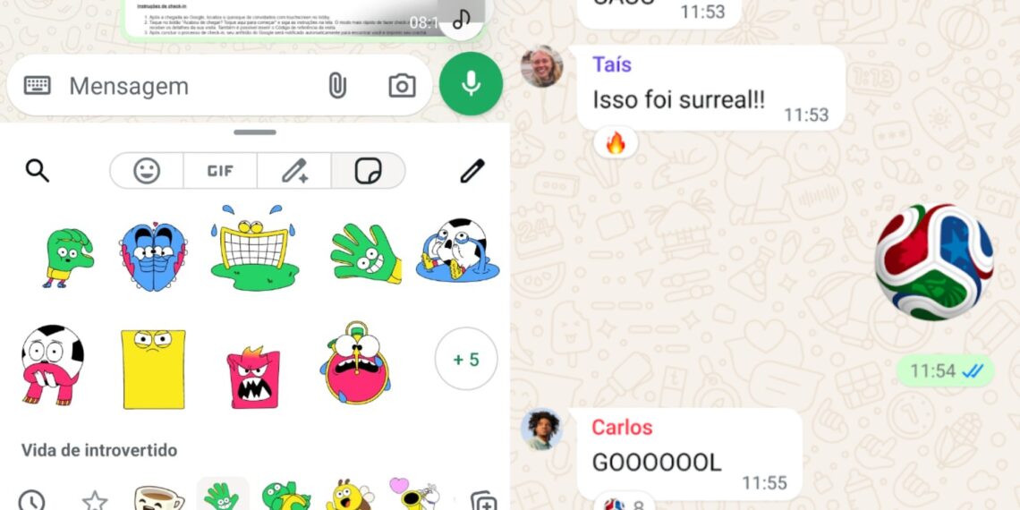 WhatsApp lança filtros e figurinhas para a Copa do Mundo; veja como usar