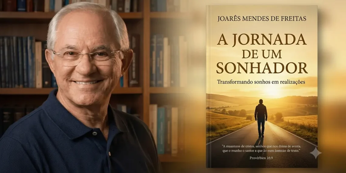 Joarês Mendes lança livro sobre fé e realização de sonhos