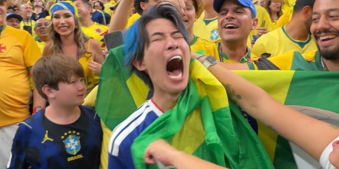 Japonês que simulou 'ataque de raiva' ganha 800 mil seguidores, chega perto de 1 milhão e faz 'collabs' com brasileiros