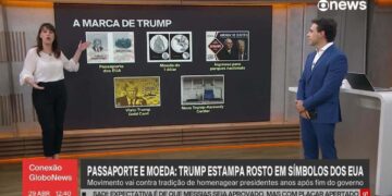 EUA começam a produzir moeda comemorativa de US$ 1 com imagem de Trump
