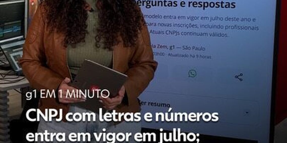 CNPJ poderá ter letras e números a partir de julho; entenda o que muda