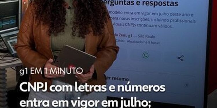 CNPJ poderá ter letras e números a partir de julho; entenda o que muda