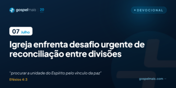 Igreja enfrenta desafio urgente de reconciliação entre divisões