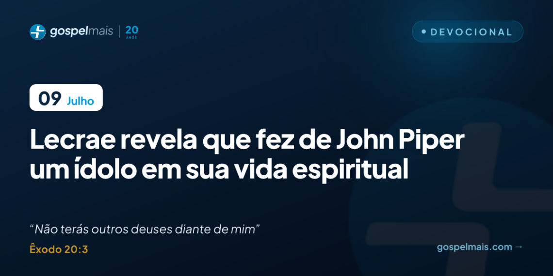 Lecrae revela que fez de John Piper um ídolo em sua vida espiritual