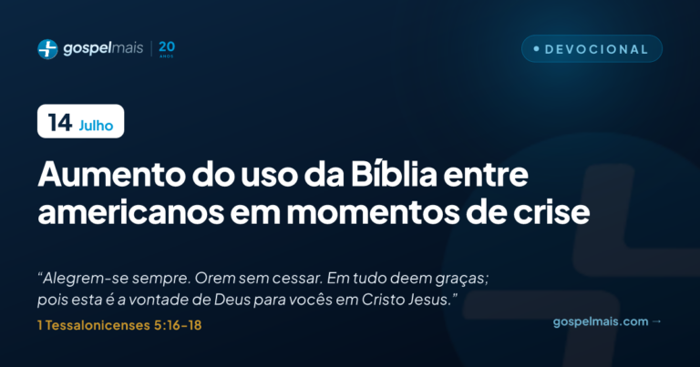 Aumento do uso da Bíblia entre americanos em momentos de crise