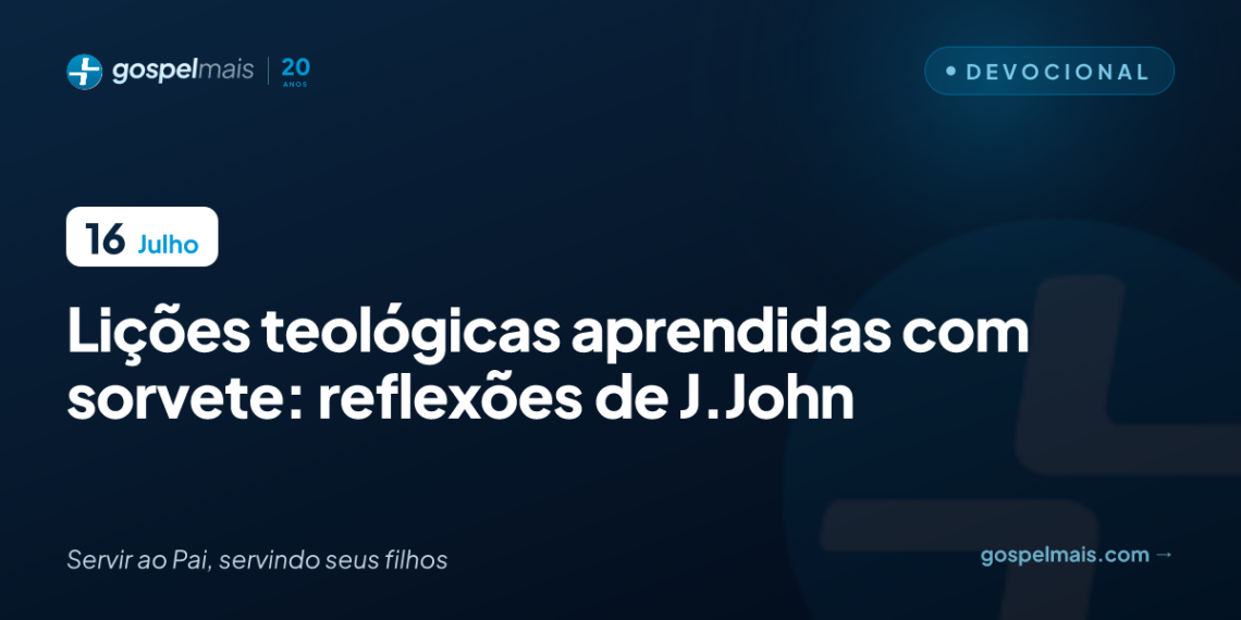 Lições teológicas aprendidas com sorvete: reflexões de J.John