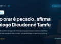 Não orar é pecado, afirma teólogo Dieudonné Tamfu