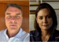 Michelle Bolsonaro e Flávio voltam a se seguir nas redes sociais, mas ainda não se encontraram