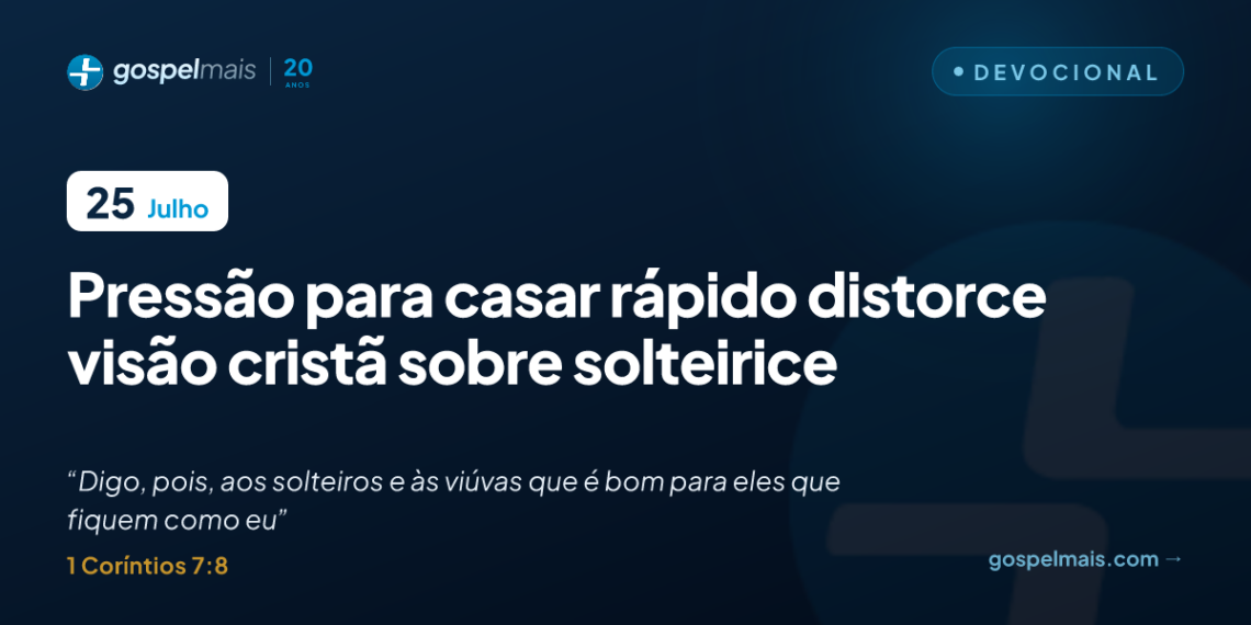 Pressão para casar rápido distorce visão cristã sobre solteirice