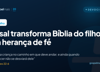 Casal transforma Bíblia do filho em herança de fé