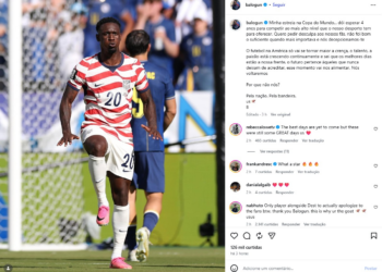 Balogun pede desculpas pela eliminação dos EUA na Copa: ‘Decepcionamos vocês’