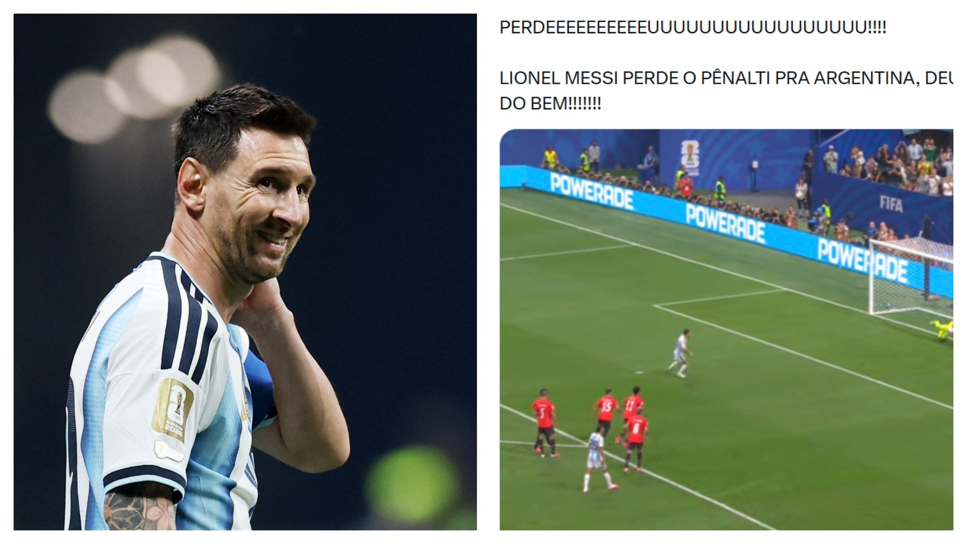 Memes: Egito faz dois gols e Messi perde pênalti; veja reações