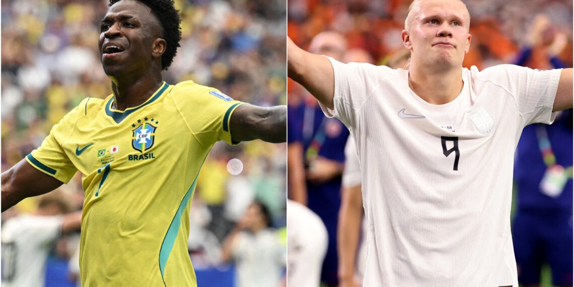 Vini Jr. ou Haaland: qual o jogador mais caro de Brasil x Noruega?