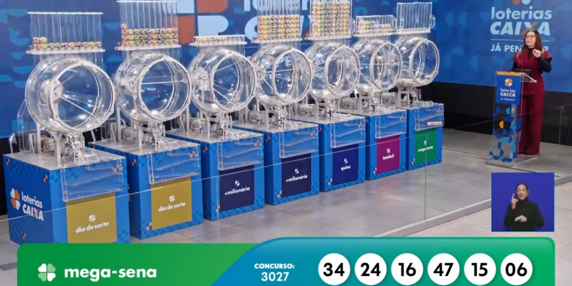 Mega-Sena, concurso 3027: prêmio acumula e vai a R$ 38 milhões