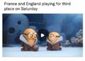 Disputa entre Inglaterra e França pelo terceiro lugar na Copa rende enxurrada de memes nas redes sociais