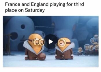 Disputa entre Inglaterra e França pelo terceiro lugar na Copa rende enxurrada de memes nas redes sociais