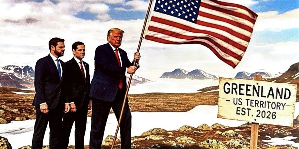 Donald Trump reafirma desejo de controle sobre a Groenlândia