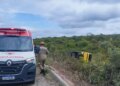 Ônibus com romeiros tomba no Ceará e provoca morte de duas pessoas