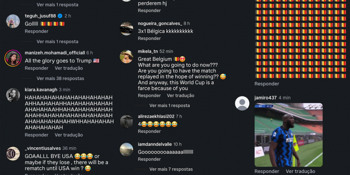 Fãs invadem perfil de Trump para zoar por goleada da Bélgica e repercutem imitação da 'dancinha' por jogadores